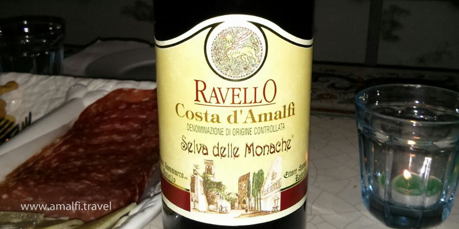 Wine from Ravello, Italy